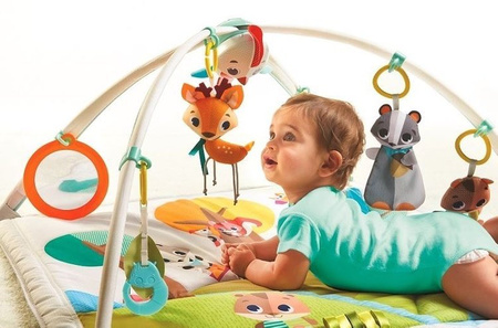 Tiny Love Gimnastyka Mata Dla Bobasa z Pałąkami - Leśna Kraina