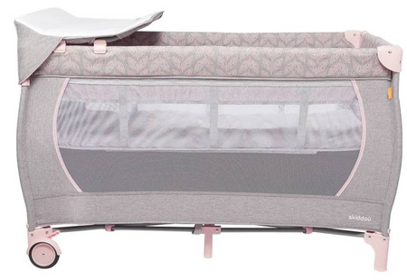 Skiddou Lunar+ Łóżeczko Turystyczne 3w1 Keep Pink