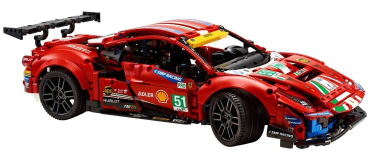 Lego Technic Ferrari 488 GTE AF Corse 51 42125 58499 | Babyhit.pl