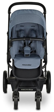 Easywalker Harvey 3 Wózek Spacerowy Steel Blue (zawiera stelaż, siedzisko z budką i pałąkiem z ekoskóry)