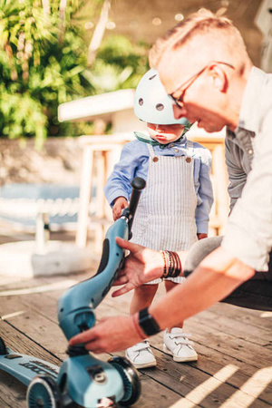 Scootandride Highwaykick 1 Jeździk i Hulajnoga 2w1 1-5 Lat Steel + Canpol Babies Termoopakowanie