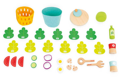 Janod Filcowy Zestaw Do Przyrządzania Sałatki 3+