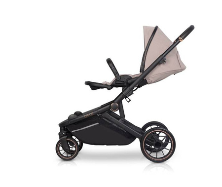 Cavoe Avec 2024 Wózek Głęboko-Spacerowy Bliźniaczy 2w1 Taupe