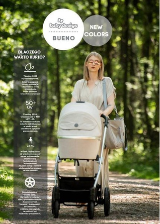 Baby Design Bueno Wózek Głęboko-Spacerowy 2w1 01 yellow