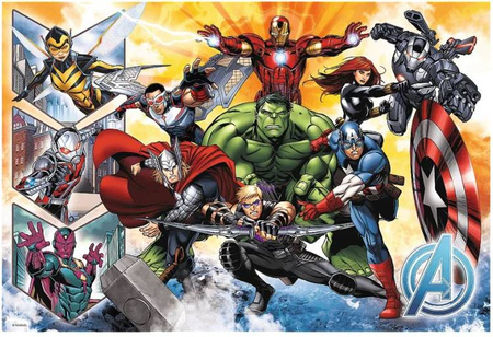 Trefl Marvel Siła Avengersów Puzzle 100 Elementów