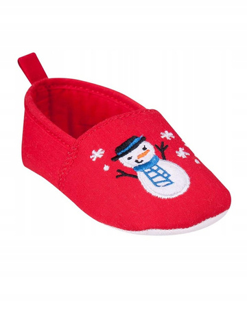 Yo!Club Buciki Świąteczne Dla Dziecka Bałwanek 6 - 12m