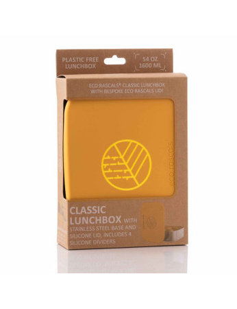 Ecorascals BENTO Lunch Box Musztardowy