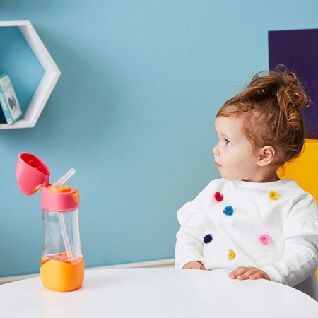 B. Box Butelka Tritanowa Ze Słomką 450 ml Ocean Breeze