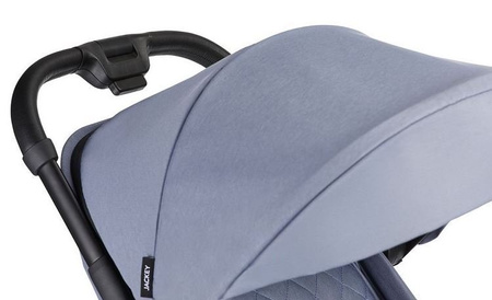 Easywalker Jackey Kompaktowy Wózek Spacerowy z Torbą Transportową Pebble Grey