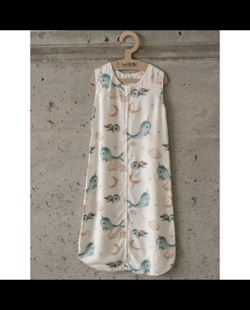 Waldin Śpiworek 0.5 TOG Wieloryb Biały Rozmiar S