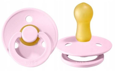Bibs Smoczek Uspokajający Kauczukowy r. M BABY PINK