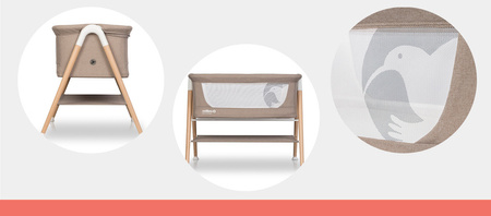 Colibro Pino Łóżeczko Dziecięce Natural