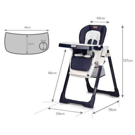 Kidwell PRIME - Krzesełko do karmienia