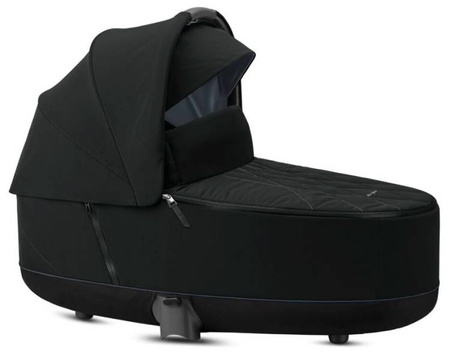 Cybex e-Priam 4.0 Wózek Głęboko-Spacerowy Rama + Tapicerka + Gondola 2w1 Deep Black