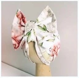 Baby in World Turban Niemowlęcy Kokarda Peonia 0+ mc