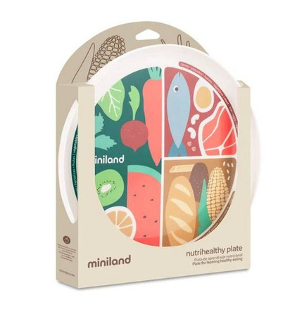 Miniland Terra Talerz Zdrowych Porcji Dla Dzieci