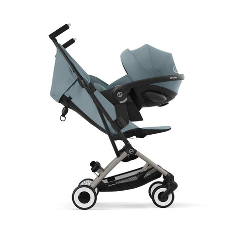 Cybex Libelle 2025 Wózek Spacerowy Rama Taupe Stormy Blue + Cybex Pałąk