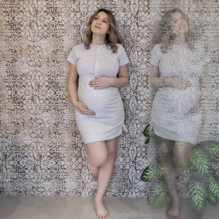 Eevi Lily Koszula Szara Melange XL