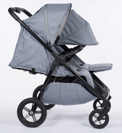 Mast M.Twin x Wózek Spacerowy Bliźniaczy koła HP Glacier Lake