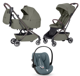 Carrello Magia CRL-6555 Wózek Głęboko-Spacerowy 2w1 + Cybex Cloud G I - Size Fotelik Samochodowy