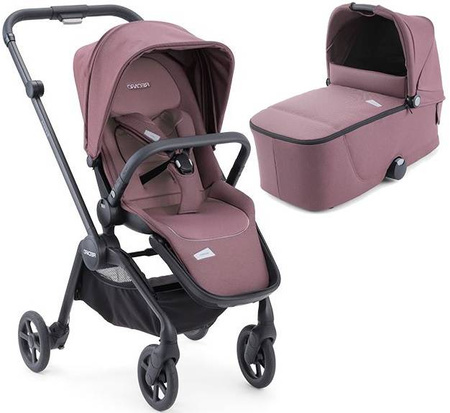 Recaro Sadena Wózek Głęboko-Spacerowy 2w1 Prime Pale Rose