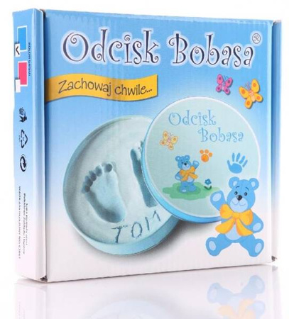 Odcisk Bobasa Zestaw Odcisk Bobasa Niebieski
