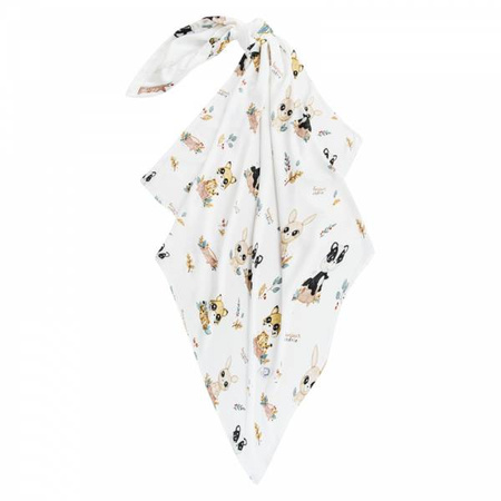 Bonjour Cherie Bambusowy Otulacz Mały 70x70cm Słodziaki