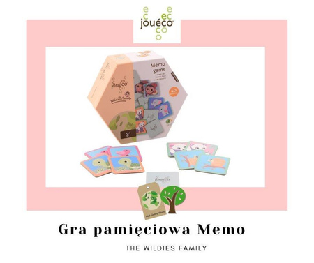 Joueco The wildies Family Gra pamięciowa MEMO