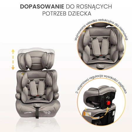 Caretero Falcon i-Size - fotelik samochodowy 76-150 cm Navy