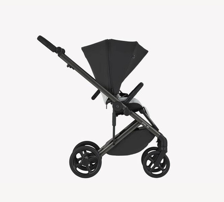 Anex Eli Wózek Głęboko-Spacerowy No.5 + Cybex Aton B2 i-Size Fotelik Samochodowy 0-13kg + Baza One Volcano Black