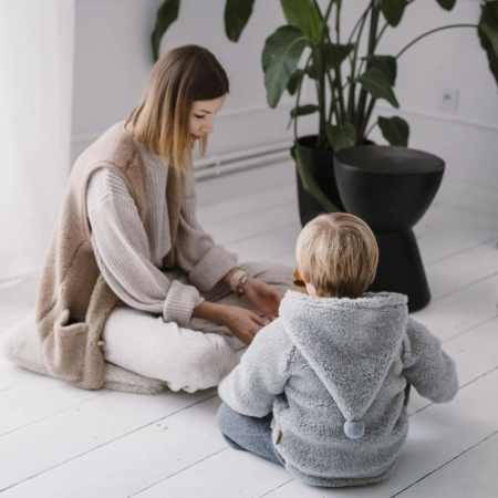 Zaffiro Kurteczka Meri Wełniana Nevada 74/80 Grey