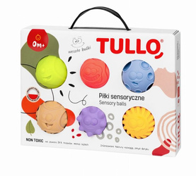 Tullo Piłki sensoryczne buźki 6 szt.