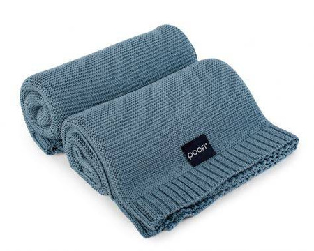 Poofi Pure Kocyk Bambusowy Ocean Blue