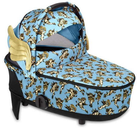 Cybex Mios 2.0 Wózek-Głęboko Spacerowy Wings Jeremy Scott Cherub Blue by Jeremy Scott