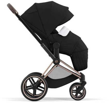 Cybex Lite Cot Miękka Gondola Do Wózka Priam Deep Black