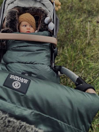 Makaszka Mufka do Wózka Glamour Green