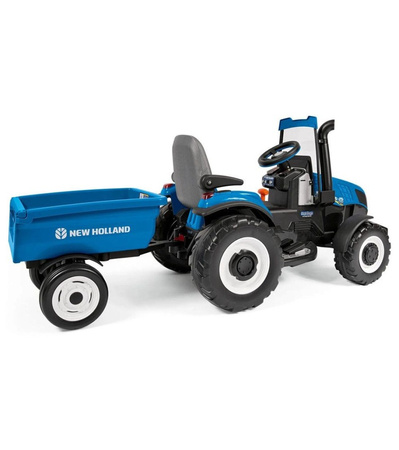 PegPerego New Holland Traktor 12v Traktor z Przyczepą