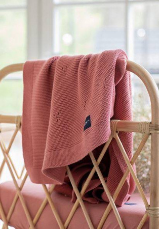 Poofi Kocyk Bawełniany Paris Herbaciana Róża 80x100