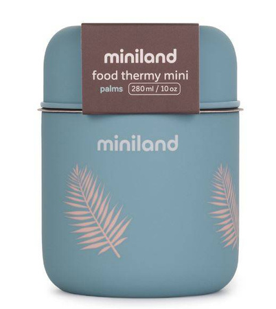 Miniland Terra Termos Mini Do Posiłków 280 ml Morski/Palmy