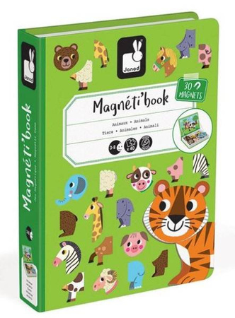 Janod Magnetibook Magnetyczna Układanka Zwierzęta