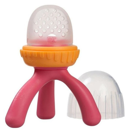 B.box Gryzak Silikonowy do Podawania Pokarmu Strawberry Shake