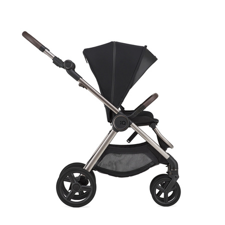 Anex IQ Premium New Transfarmation Wózek Głęboko-Spacerowy Smoky + Cybex Aton B2 i-Size Fotelik Samochodowy 0-13kg + Baza One Volcano Black