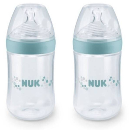 Nuk Zestaw Butelek Nature Sense PP 260 ml Zielona