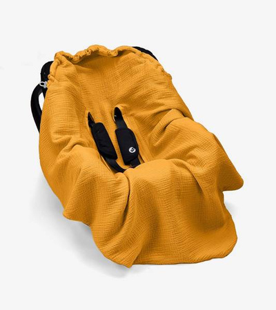 Albero Mio Otulacz do Fotelika Samochodowego Letni Musztardowy Safari