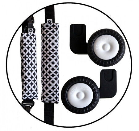 Rollersy Adaptery z Kółkami do Fotelików Samochodowych Basic