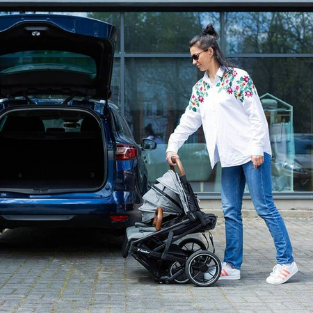 X-Lander X-Double Wózek Spacerowy Bliźniaczy Double Black