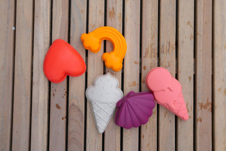 Filibabba Silikonowy Zestaw Zabawek Do Piasku 5 szt. Beach Fun