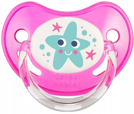 Canpol babies smoczek uspokajający silikon 0-6m anatomiczny Love&sea