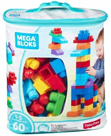 Mega Bloks Klocki Dla Dzieci 60 Elementów DCH55 Niebieskie