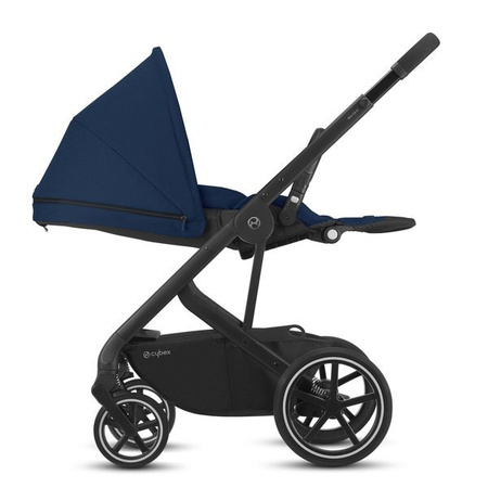 Cybex Balios S Lux Wózek Spacerowy Deep Black - Czarna Rama 2022